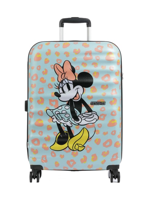 AMERICAN TOURISTER WAVEBREAKER DISNEY  Trolley Medio  minnie pastel dots - Trolley Rigidi
