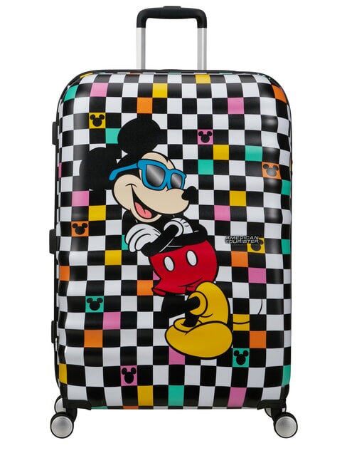 AMERICAN TOURISTER WAVEBREAKER DISNEY  Trolley Grande mickey check - Trolley Rigidi