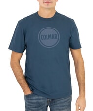 COLMAR FRIDA T-shirt in cotone con logo dark blue - T-shirt Uomo - 1