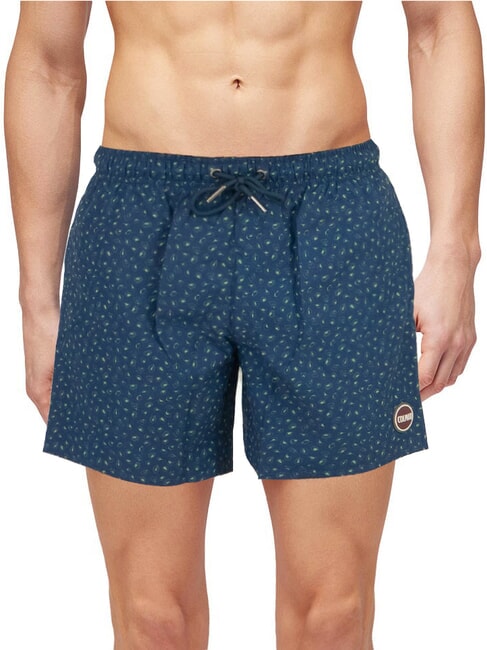 COLMAR SEABORD Costume da bagno dark blue leaf - Costumi da bagno Uomo