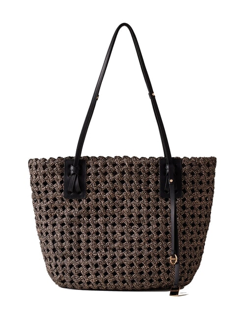 BORBONESE LA NIDO SHOPPER LARGE Borsa a spalla OP/NATURALE/NERO - Borse Donna