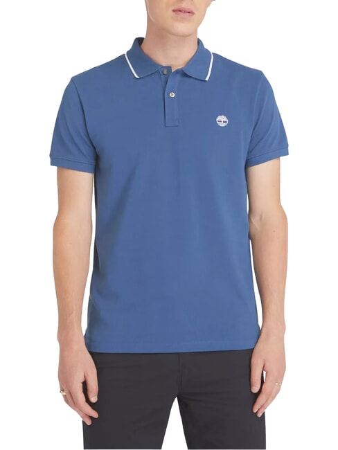 TIMBERLAND JACQUARD YD  Polo a manica corta dark denim - Polo Uomo