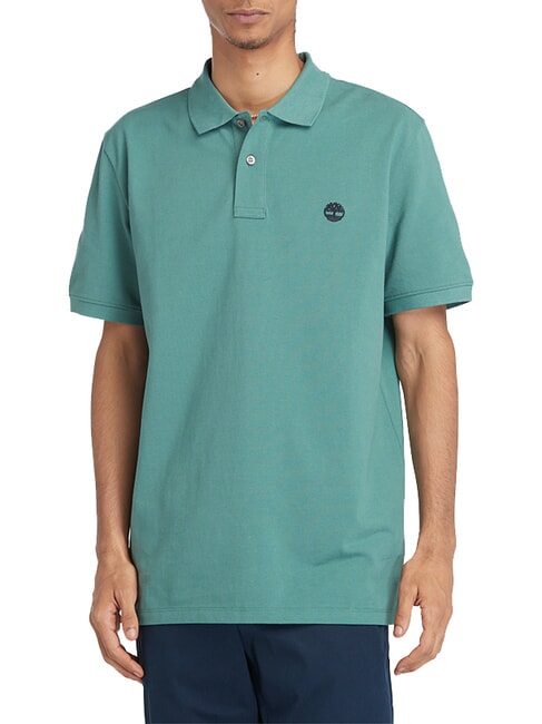 TIMBERLAND MILLERS RIVER Polo piqué sea pine - Polo Uomo