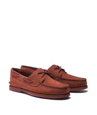 TIMBERLAND CLASSIC BOAT Scarpe da barca in suede dark red nubuck - Scarpe Uomo - 1