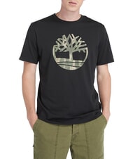 TIMBERLAND KENNEBEC RIVER TREE LOGO T-shirt in cotone - T-shirt Uomo