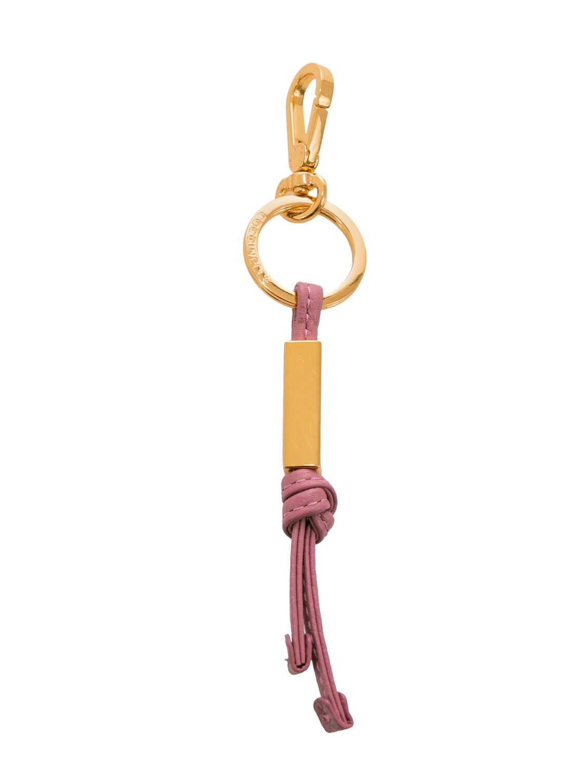 Hermès Portachiavi in pelle Hermes Carmen Uno Dos Rosa Arancione