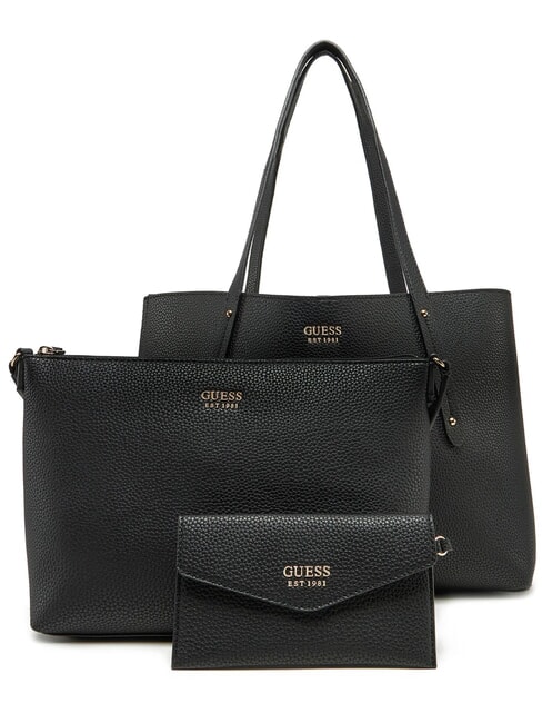 GUESS BRENTON Borsa a spalla NERO - Borse Donna