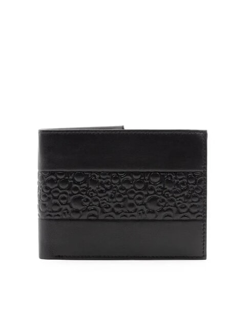 ROCCOBAROCCO VERTIGO Portafoglio in pelle con flap nero - Portafogli Uomo