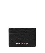 MICHAEL KORS JET SET Portacard in pelle black - Portafogli Donna - 1