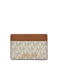 MICHAEL KORS JET SET Portacard piatto vanilla - Portafogli Donna - 1