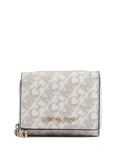 MICHAEL KORS EMPIRE SIGNATURE  Portafoglio vanilla/lugg - Portafogli Donna