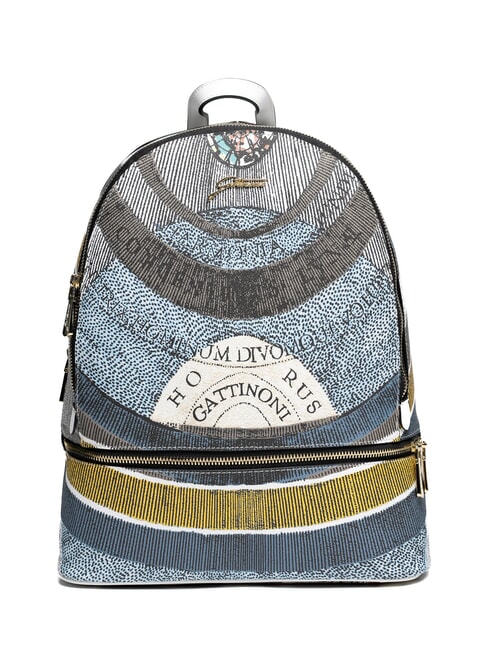 GATTINONI PLANETARIUM Zaino grande luna/ white - Borse Donna