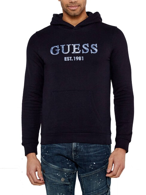 GUESS BEAU  Felpa con cappuccio smartblue - Felpe Uomo