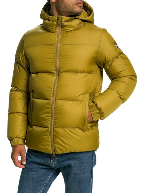 COLMAR E CONCRETE Piumino con cappuccio licorice - Piumini Uomo