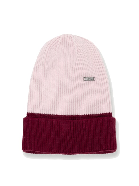 COLMAR KARMA Berretto a coste con risvolto pale rose-garnet - Cappelli