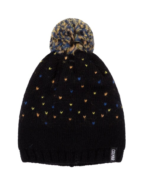 COLMAR CHARMY KIDS Berretto con pon pon black-cobalt-tangeri - Cappelli Bambini