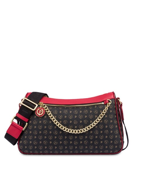 POLLINI HERITAGE CLASSIC Borsa a tracolla nero lacca - Borse Donna