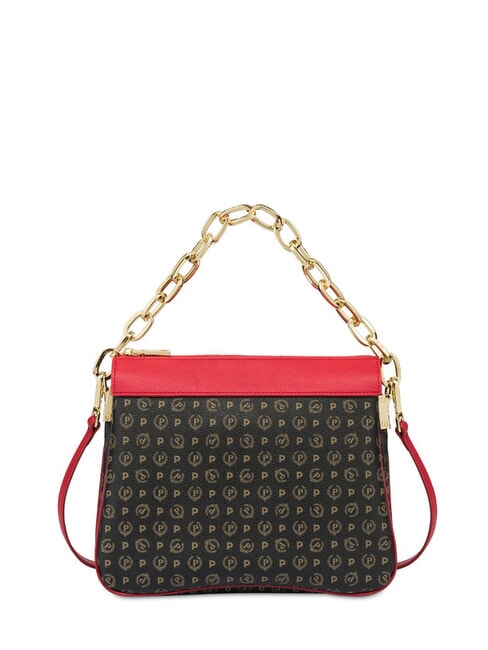 POLLINI HERITAGE CLASSIC Borsa a spalla con tracolla nero lacca - Borse Donna
