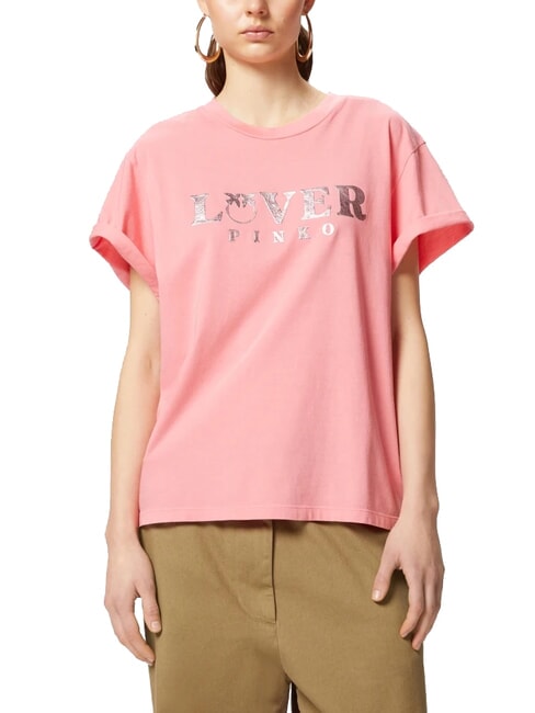 PINKO TORCETTI T-shirt con stampa coral. assolato - T-shirt e Top Donna