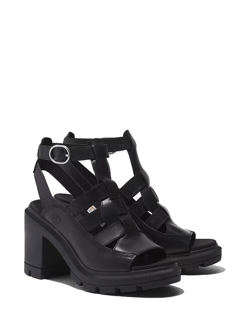 TIMBERLAND ALLINGTON Sandalo fisherman alto black full grain - Scarpe Donna