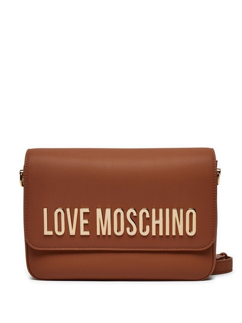LOVE MOSCHINO LETTERING Borsa a tracolla noce - Borse Donna