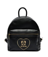 LOVE MOSCHINO GOLDEN HEART  Zainetto Nero - Borse Donna - 1