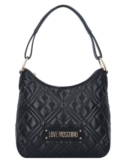 LOVE MOSCHINO QUILTED  Borsa Hobo a spalla Nero - Borse Donna