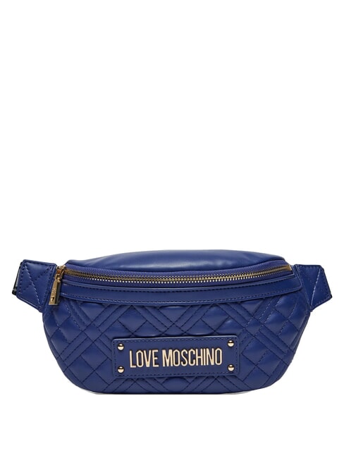 LOVE MOSCHINO QUILTED  Marsupio blu - Borse Donna
