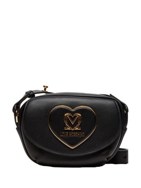 LOVE MOSCHINO HEART Mini Bag a tracolla Nero - Borse Donna