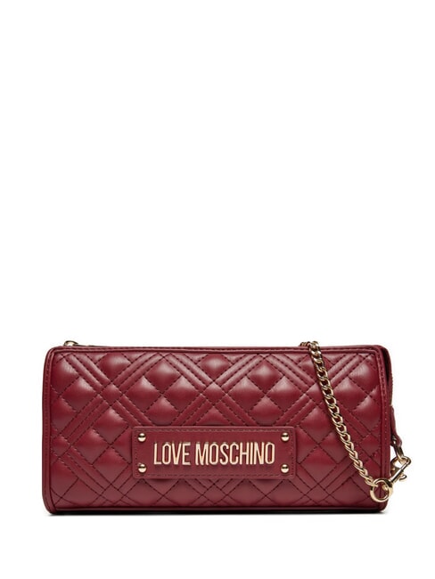 LOVE MOSCHINO QUILTED  Borsetta a tracolla vino - Borse Donna