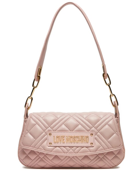 LOVE MOSCHINO QUILTED Borsa a spalla cipria - Borse Donna