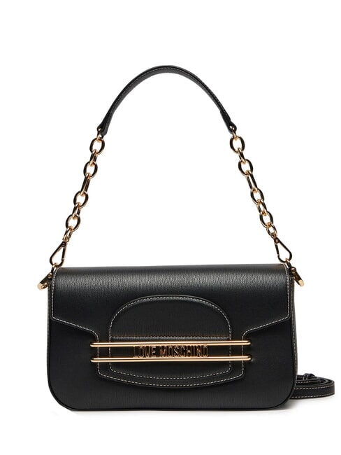 LOVE MOSCHINO CHAIN  Borsa a spalla, con tracolla Nero - Borse Donna