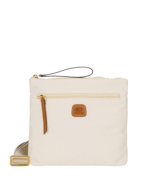 BRIC’S SORRENTO EMMA Borsa piatta a tracolla in canvas PANNA - Borse Donna