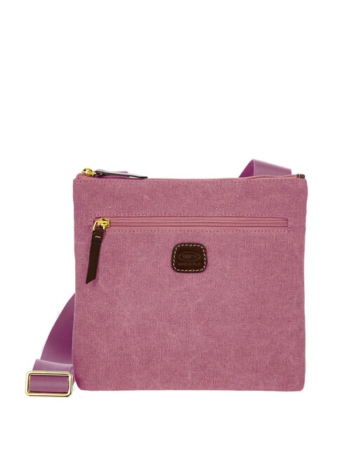 BRIC’S SORRENTO EMMA Borsa piatta a tracolla in tela ciclamino - Borse Donna