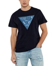 GUESS TRIANGLE T-shirt con maxi patch logo - T-shirt Uomo