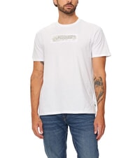 GUESS METALLIC LOGO T-shirt con stampa in rilievo - T-shirt Uomo