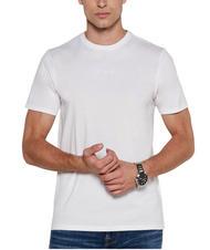 GUESS PIMA T-shirt in cotone logo ricamato purwhite - T-shirt Uomo - 1