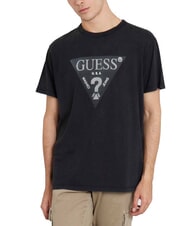 GUESS TRIANGLE T-shirt in cotone con stampa - T-shirt Uomo