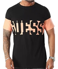 GUESS ORIZZONTAL T-shirt stampa maxi logo - T-shirt Uomo