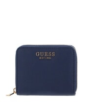 GUESS LAUREL Portafoglio piccolo zip around BLU NAVY - Portafogli Donna - 1