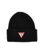 GUESS PATCH TRIANGOLO Berretto con risvolto - Cappelli