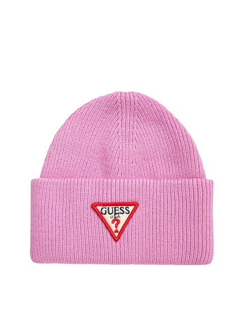 GUESS PATCH TRIANGOLO Berretto con risvolto fantasia - Cappelli