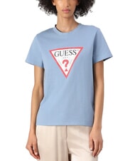 GUESS CLASSIC FIT LOGO T-shirt con logo triangolo - T-shirt e Top Donna
