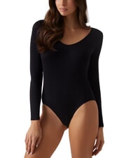 GUESS TESSA Body manica lunga a costine - T-shirt e Top Donna