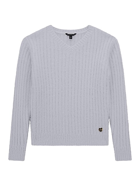 GUESS KIDS Maglia a costine scollo a v arctic wind - Maglioni Bambini