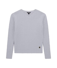 GUESS KIDS Maglia a costine scollo a v arctic wind - Maglioni Bambini - 1