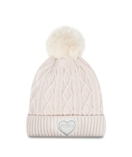 GUESS KIDS Cappello a trecce con pon pon muted stone - Cappelli Bambini - 1