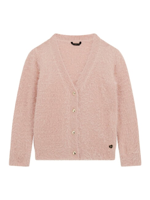 GUESS KIDS Cardigan con bottoni pink roses - Maglioni Bambini