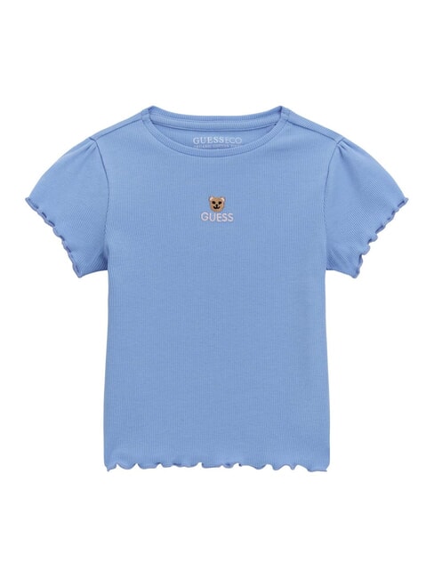 GUESS KIDS T-shirt con ricamo ciliegie azure spring - T-shirt Bambino