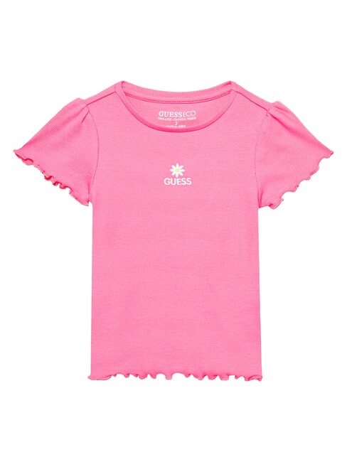 GUESS KIDS T-shirt con ricamo ciliegie caramel rose - T-shirt Bambino